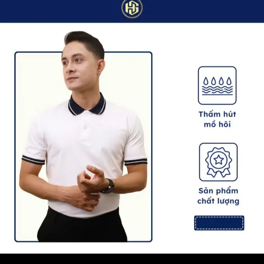 Áo Polo nam Hoàng gia trẻ trung - lịch sự - năng động.