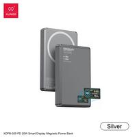 Gambar XUNDD Power Bank Wireless Magnetic 10000 mAh  dengan Display Pintar PD 20W Pengisian Cepat dan Port Tipe-C untuk Ponsel - GREY [ POWER BANK MAGNETIK LED DESAIN ] dari XUNDD Indonesia Kota Administrasi Jakarta Barat 3 Tokopedia