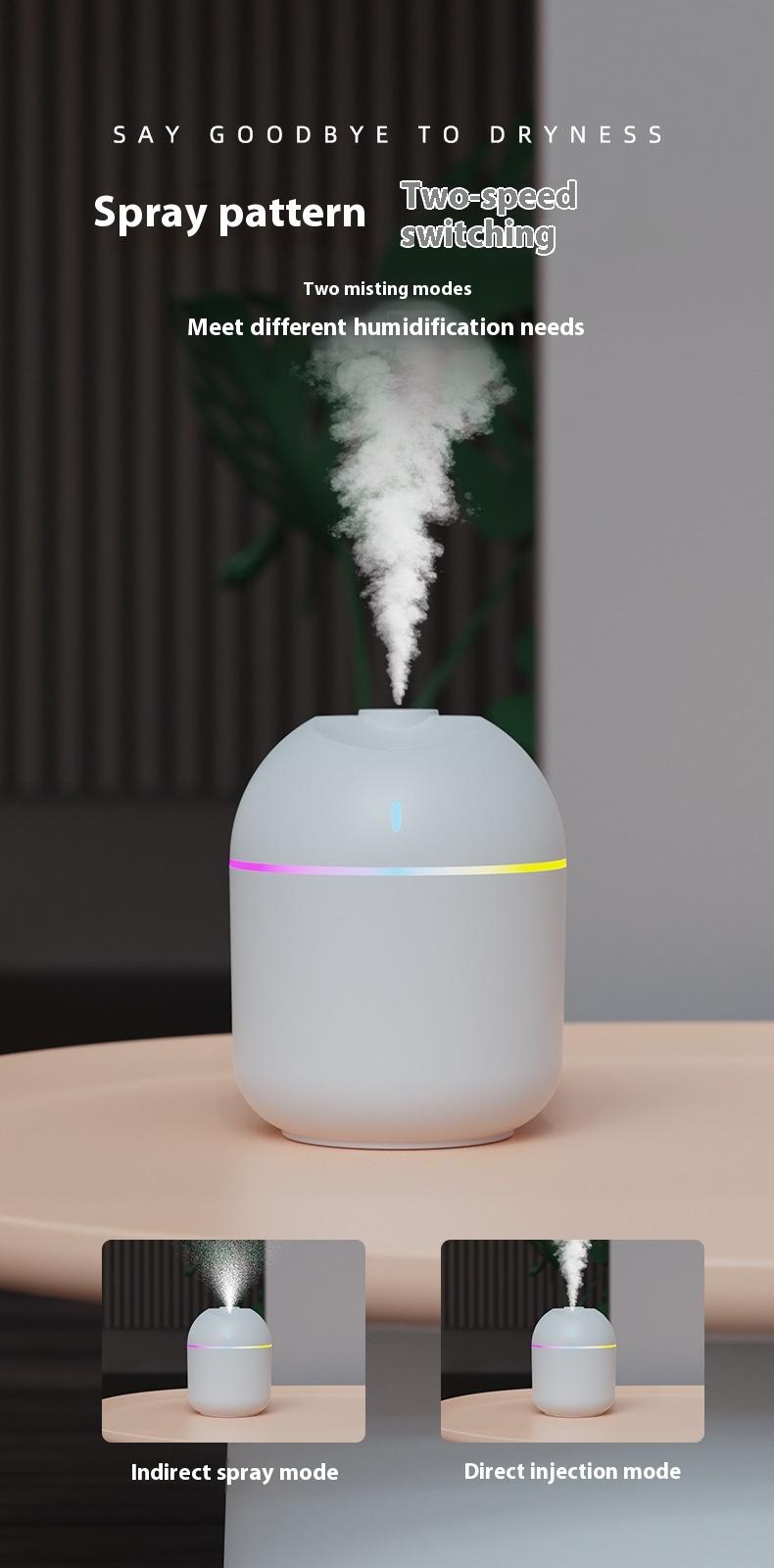 Product Introduction of Pelembap, Saiz Kecil, Penyebar Aromaterapi, Peranti Penghidratan, Sesuai untuk Rumah dan Kereta, Hadiah untuk Aromaterapi Humidifier 6