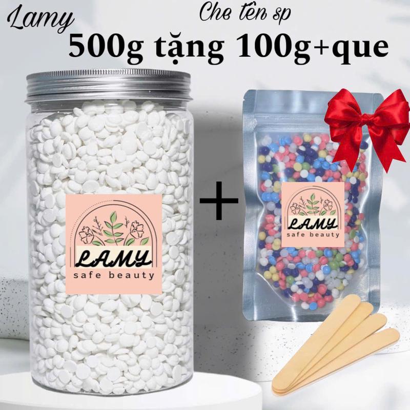 [TẶNG 100G] Hũ 500g sáp wax lông sữa dừa cao cấp coconut tẩy sạch đa vùng lông tay chân nách dùng cho cả da nhạy cảm