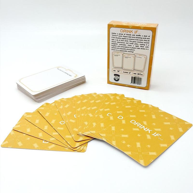Drink If Card Game, 1 Box Adult Party Board Game Card, Funny Card Game for Family, Friends and Couples, Romantic Game Night 5