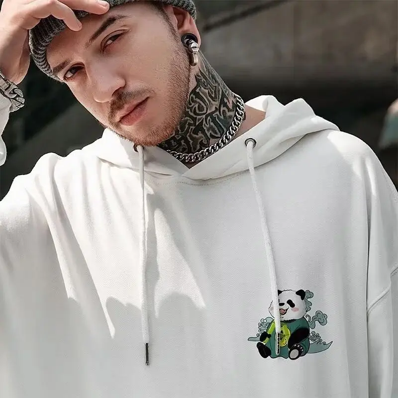 ÁO HOODIE UNISEX NAM NỮ PANDA CÓ BIGSIZE TỪ 35kg đến hơn 100kg CHẤT NỈ DÀY MỊN CAO CẤP- ÁO KHOÁC CHUI TAY DÀI FORM RỘNG OVERSIZE Menswear 3