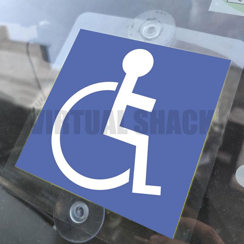 OKU (10cm x 10cm) Sign With Suction Cup Mounts (1 Set 2 Pieces ...