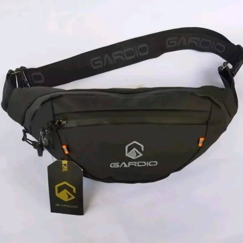 Tas Selempang Pria / Tas Waistbag Pinggang Cowok Anti Air Waterproof Premium Gardio - Cocok Untuk Aktivitas Harian Anda 7