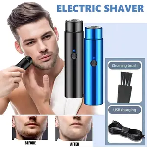 Mini Shaver Alat Cukur Elektrik Portable Mini Cukur Kumis Jenggot Bulu ketiak wajah pencukur