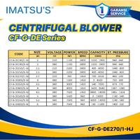 Gambar IMATSU'S Centrifugal Blower Fan Keong 220V Industrial Exhaust Blower Hisap Udara Heavy Duty dari SumberSuksesShop Kab. Tangerang 4 Tokopedia