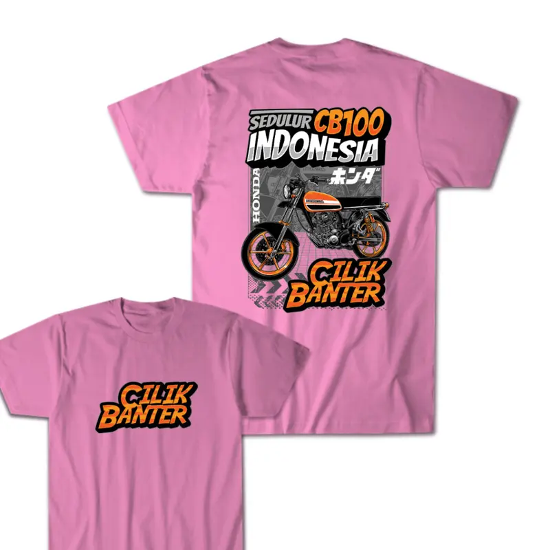 Tsalits store - Kaos Anak Motor Distro | Unisex Kids & Junior Cotton Combad 30s | Karakter Motor CB100 Cilik Banter DB | Fashion 8