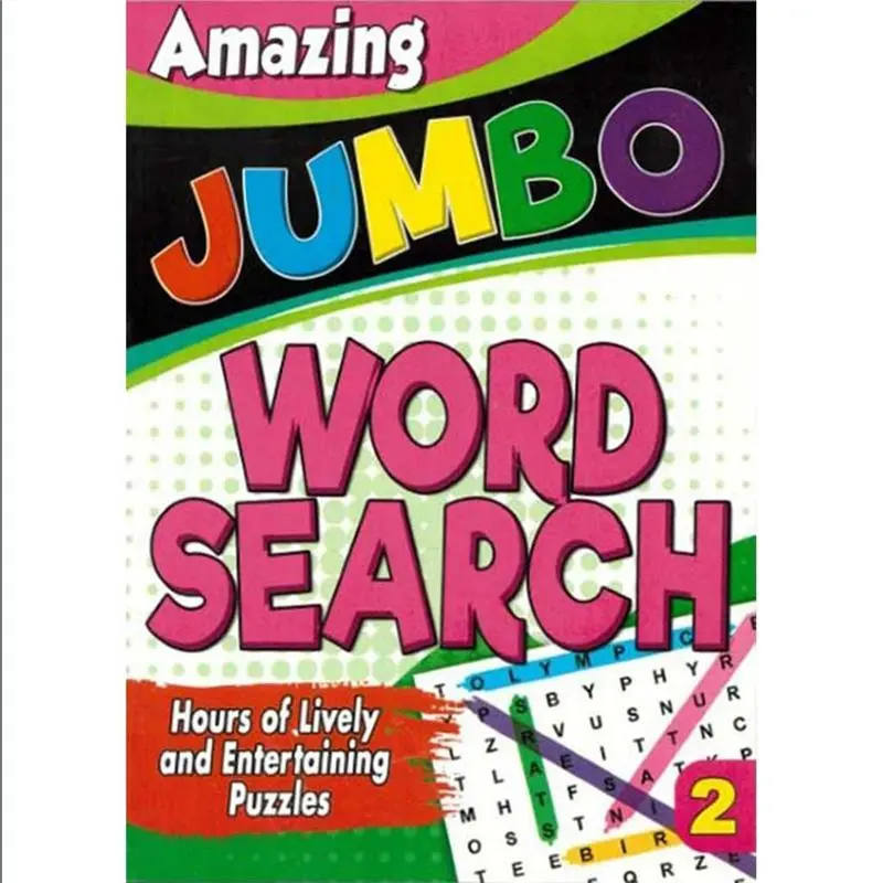 Original Product Amazing Jumbo Word Search Book 2