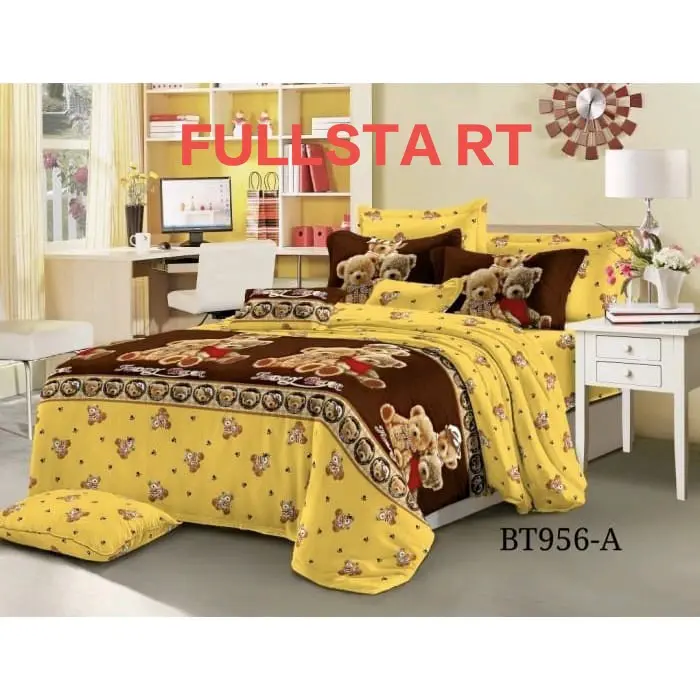 sprei dan bedcover 1 set lengkap/rajanya paket murah Bantal