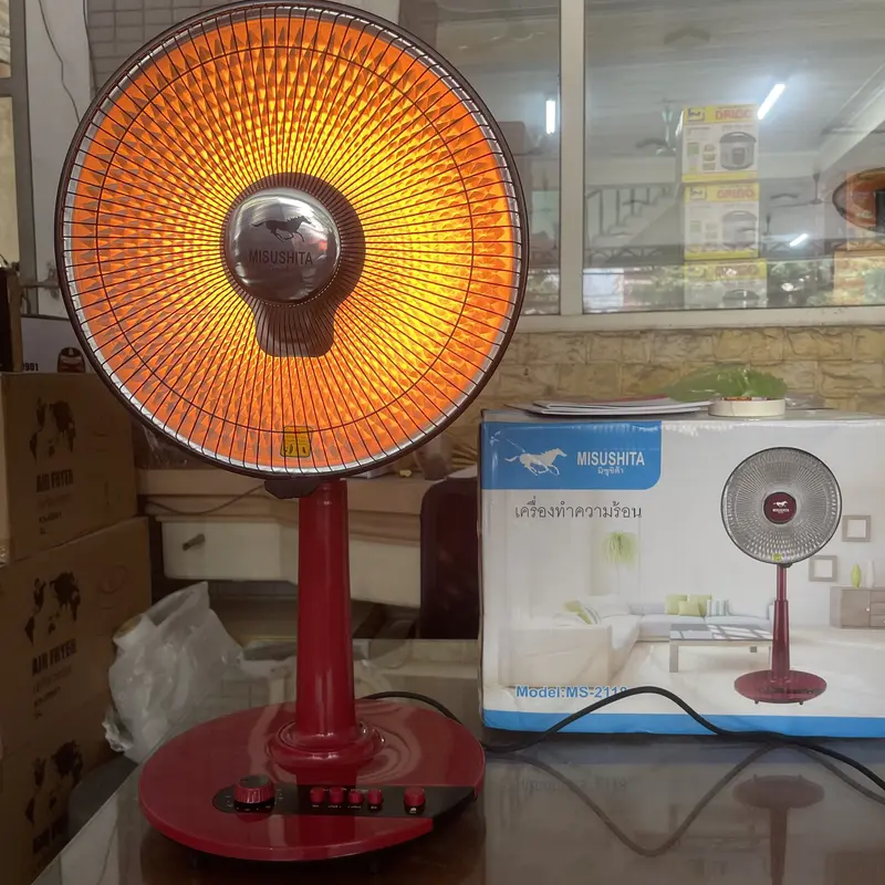 Quạt sưởi cây Misushita -Công suất tối đa 1000W- làm nóng nhanh-Không làm khô da- Bảo hành 12 tháng Sưởi Ấm Máy Sưởi đèn cho bé sơ sinh lò mùa đông điện đế den suoi phong ngu 0