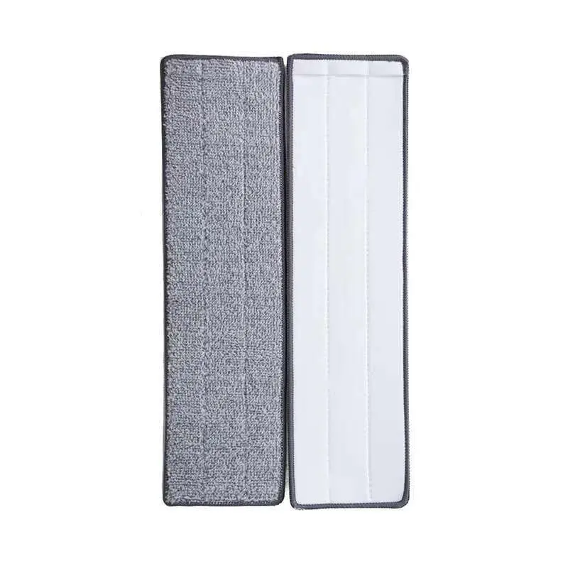 Miếng Đệm Thay Thế Bằng Sợi Nhỏ, Vải Lau Đẩy Bụi, Cho Cây Lau Nhà Bóp Phẳng, Dễ Sử Dụng Và Vệ Sinh 5