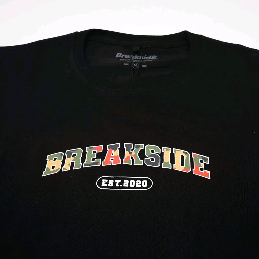 Kaos Distro BREAKSIDE EST 2020 cotton combat pria wanita dewasa termurah cowok keren katun santai Katun
