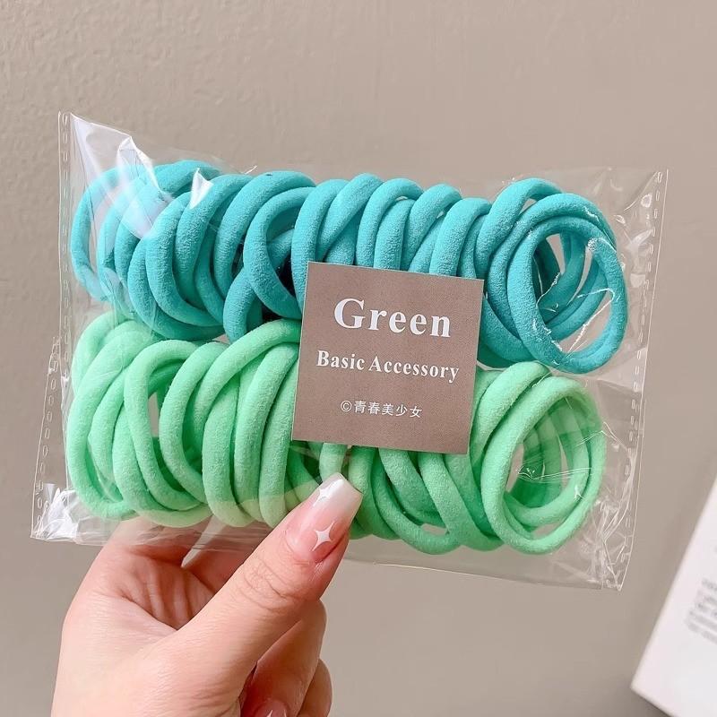 Product Introduction of Dây Buộc Tóc Nhiều Màu Sắc, 50 Cái / bộ, Dây Cao Su, Thích Hợp Cho Tóc Đuôi Ngựa Cao, Bao Da, Vòng Khăn 22
