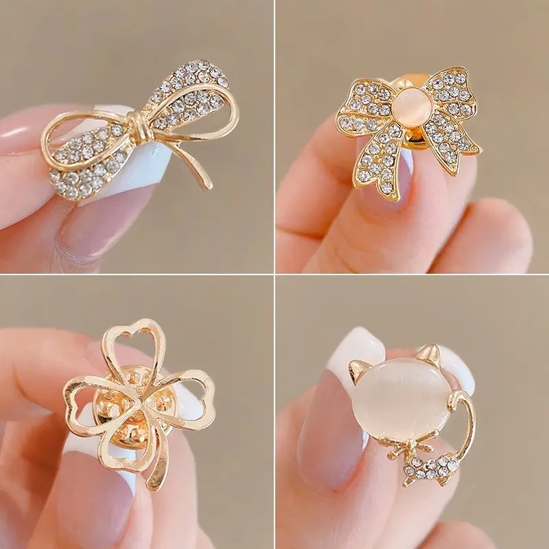Set 4-5 ghim cài áo, cài quần cạp cao xinh xắn, dễ thương 1