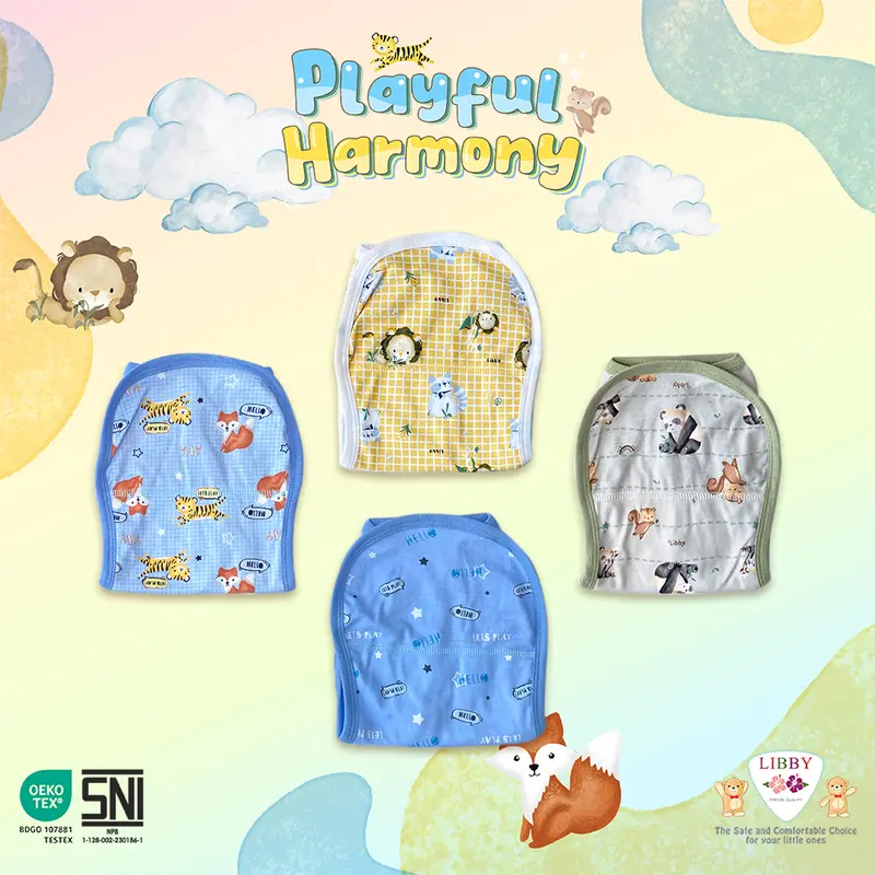 LIBBY Popok Tali Motif Unisex (1 pcs/pack) |  Zany TreeTops | Hazel Glaze | Lively Vibes | Camp Venture | Playtime Stories | Glowy Pals | Forest Mingle 6