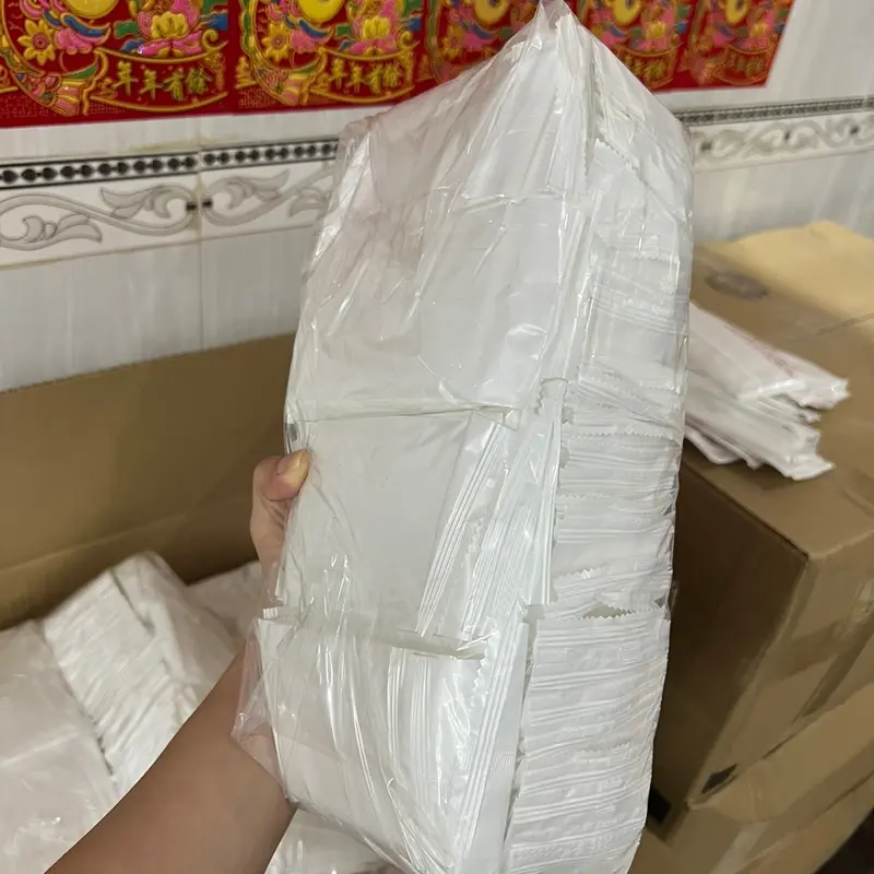 100 cái khăn lạnh chấm bi size 18x24 Giấy Ăn Khăn Giấy Giấy Ăn 1