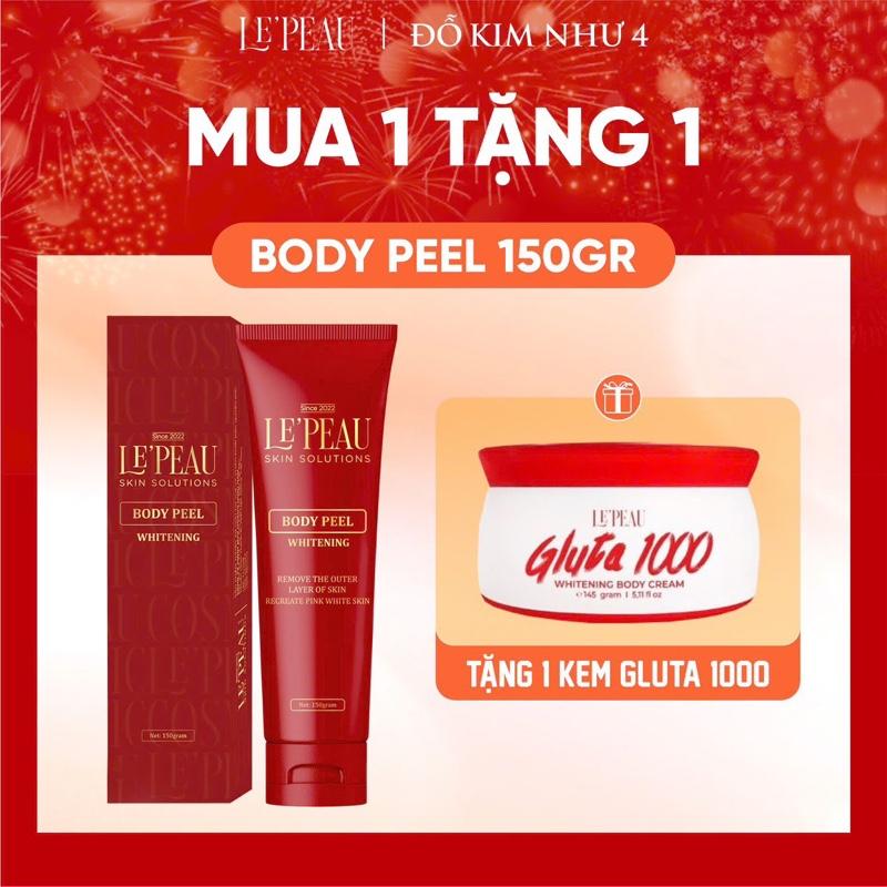 [Mua 1 Tặng 1]  Kem peel Da Body Le'peau 150r - Tặng 1 Kem Dưỡng Gluta 1000