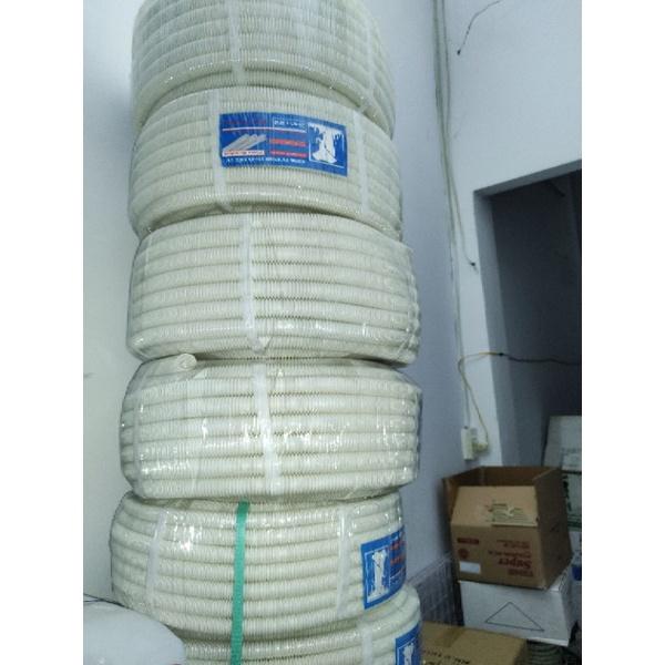 cuộn 50m phi 16 ống ruột gà luồn dây điện phi 16 loại tốt