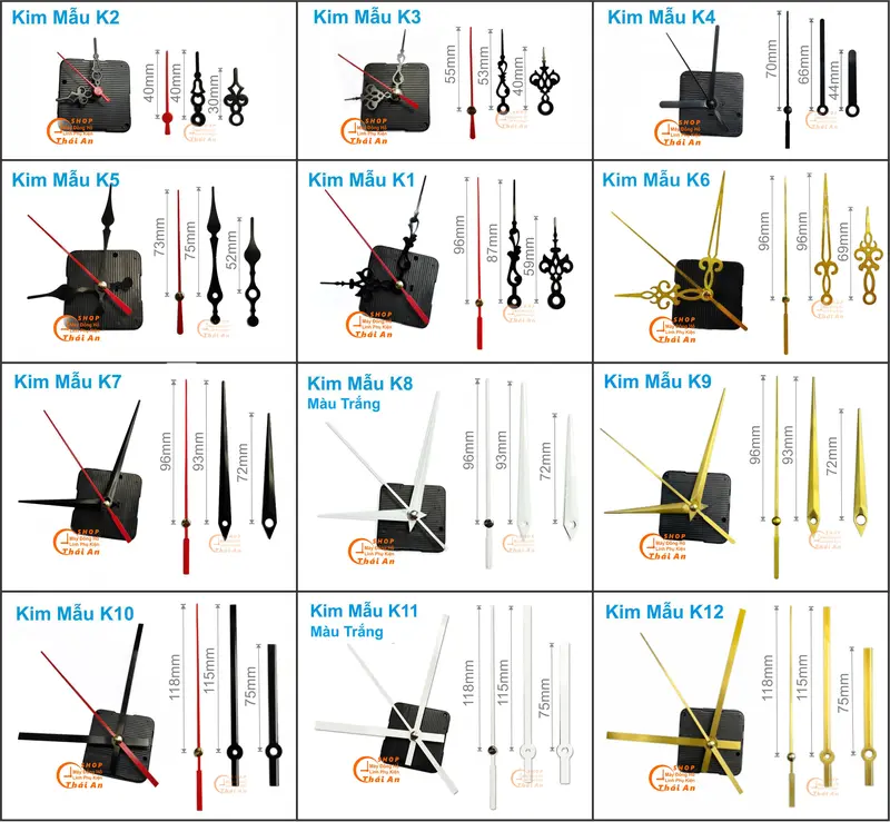 Máy Đồng hồ treo tường Nhật kim trôi (BH 2 năm) 2