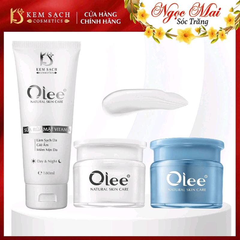 combo cặp kem nám + dưỡng trắng 200 + sữa rửa mặt