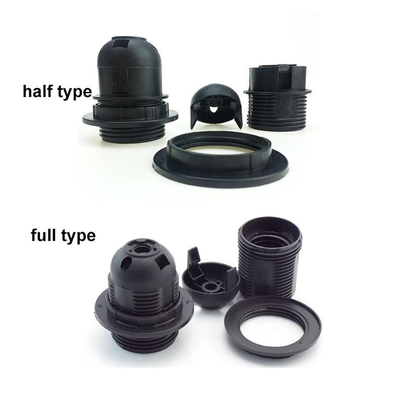 10pcs Practical E14 Light Bulb Lamp Holder Socket Lampshade Ring 2A 250V 2 Color Small Screw Cap Lighting Accessories - 39
