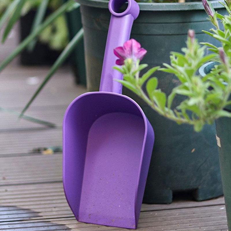 Practical Thickened Soil Scoop Plastic Ergonomic Flower Shovel Multifunctional Lightweight Garden Hand Shovel 7