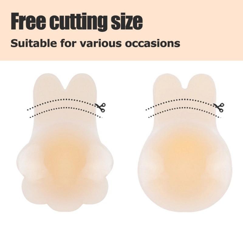 Product Introduction of Self Adhesive Silicone Nipple Cover / Reusable Breast Petals Lift Invisible Pasties Bra /Invisible Nipple Pasties Stickers with Box 53