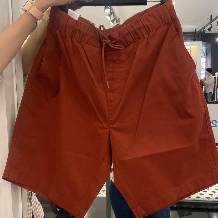 Giordano Drawstring Short Unisex Cream, Yellow and Black Color Celana  Shorts  Pria  Katun 3