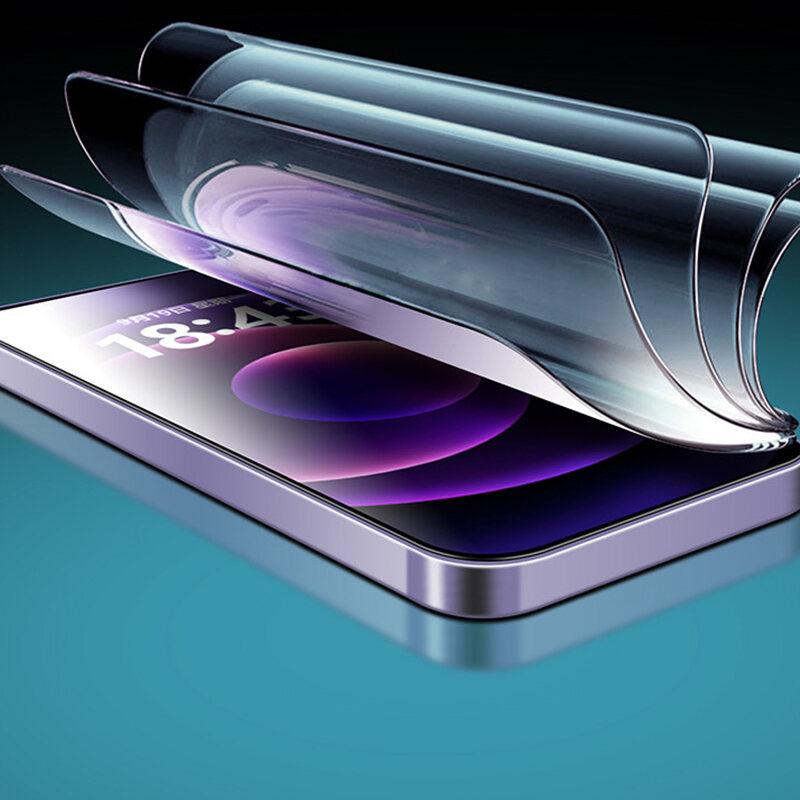 Product Introduction of [ Easy Install ] HD Clear Anti Blue Purple Light Privacy Tempered Glass For iPhone 16 15 14 Pro Max Plus13 12 11 X XS XSMax XR One-Click Dust Free Installation Screen Protector Alignment Mounting Cover 9