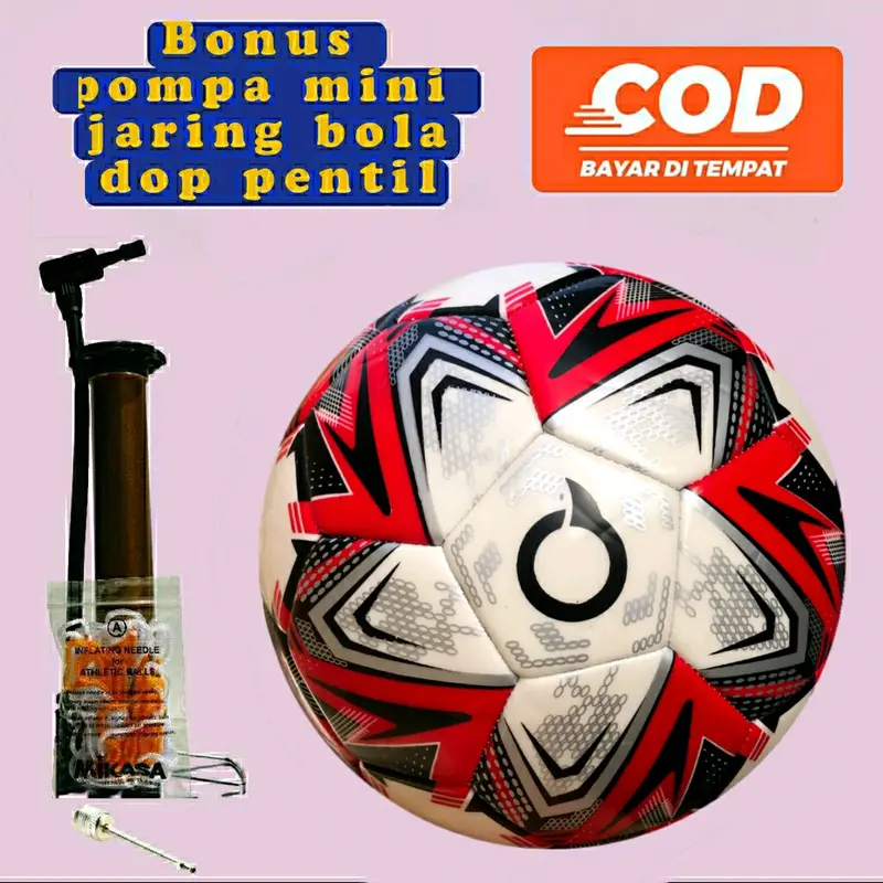 Bola Sepak Ortuseight Size 4 dengan Gratis Pompa Mini Jaring Dop Pentil Ball Outdoor bola mini soccer 0