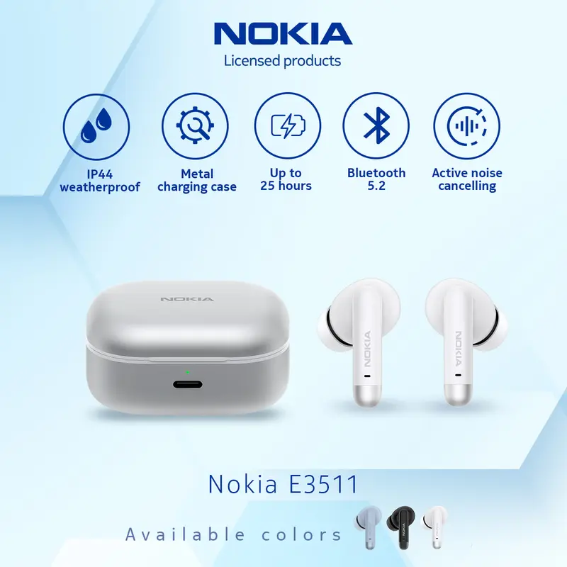 Nokia E3511 ANC True Wireless Earphones TWS Low Latency HD 5