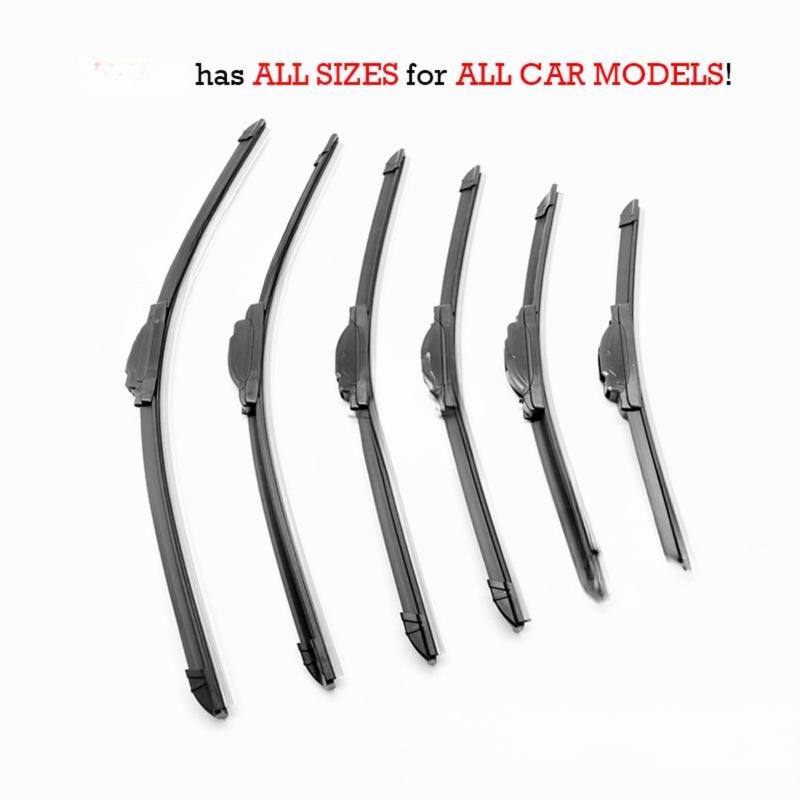 Lưỡi gạt nước trước Mitsubishi Xpander, Bộ / Cặp, Thích hợp cho cửa sổ ô tô xuyên quốc gia MITSU EXPANDER, Năm 2015-2025, 2 miếng loại chuối silicon, Wifer 5
