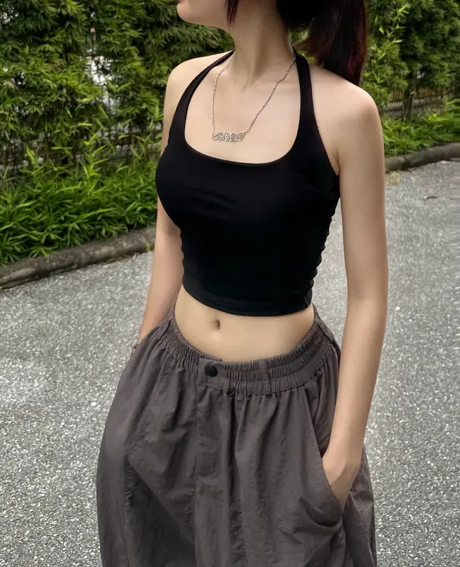 Áo Tank Top Nam & Nữ cổ vuông form Slimfit. 6