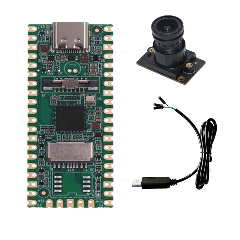 RISC-V Milk-V Duo Development Board+2MP CAM GC2083+STC Downloader CV1800B Support Linux for IoT Enthusiasts DIY Gamers