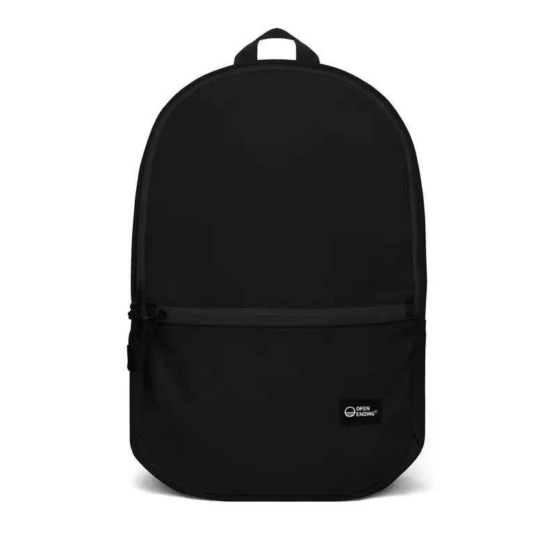 Open Ending Tas Ransel Murah Water Resistant Black [Art.Bp.01-001] 0