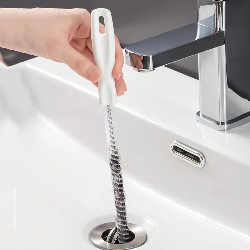 1 Piece Pipe Dredging Brush Bathroom Hair Sewer, Flexible Drain Cleaner, Sink Hair Remover, Bathroom Sewer Cleaning Brush, Kitchen Gadgets