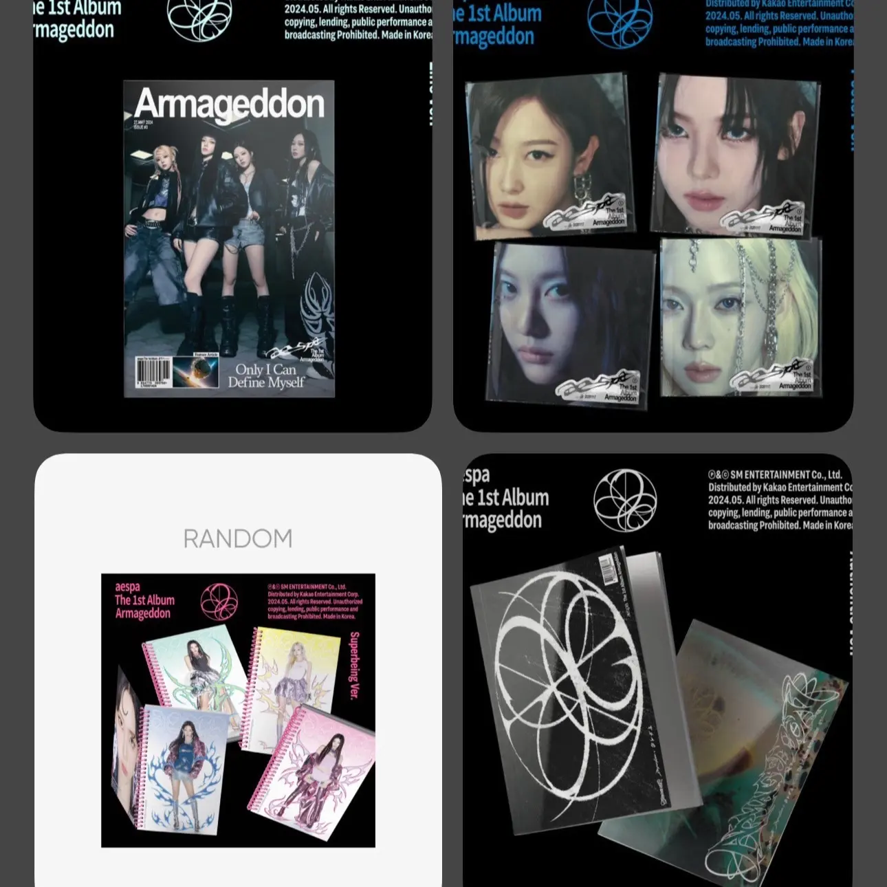 Ảnh album Armageddon Aespa siêu xinh