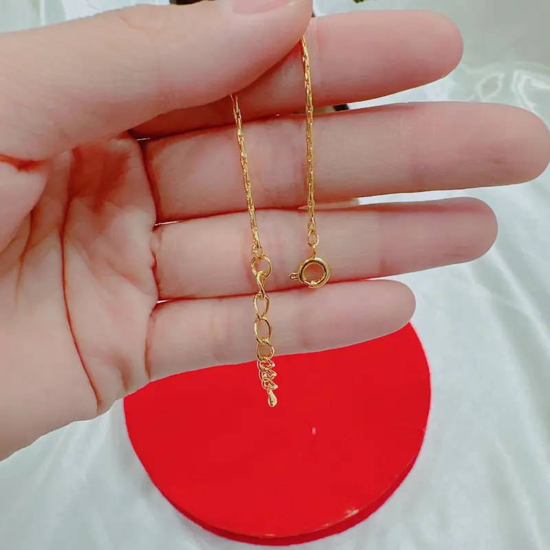 lắc chân kim tiền thiết kế nữ tính (Lắc Chân) 8