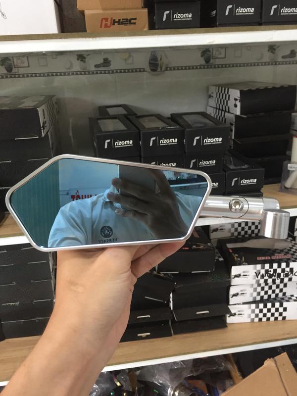  Kính Xe Máy Rizoma Xéo Nhôm CNC Hàng Chính Hãng Phụ Kiện Phụ Tùng 