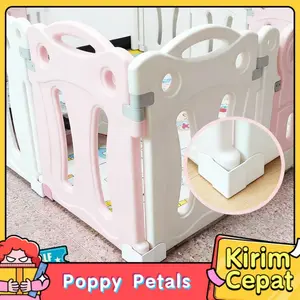 Stopper Pagar Bayi Anti Slip Penyangga Playpen Tempel Lantai Bahan Plastik Aman Membantu Mencegah Pagar Bergeser Cocok Untuk Rumah Keluarga