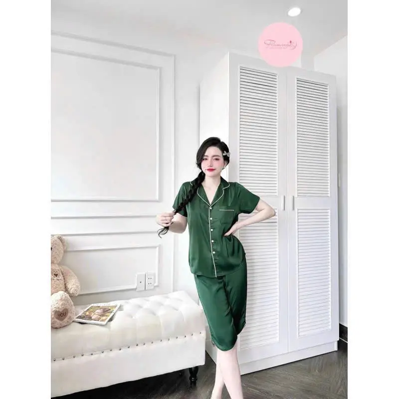 Lửng latin tơ tằm 40/75kg phom truyền thống mặc nhà thoáng mát màu trơn