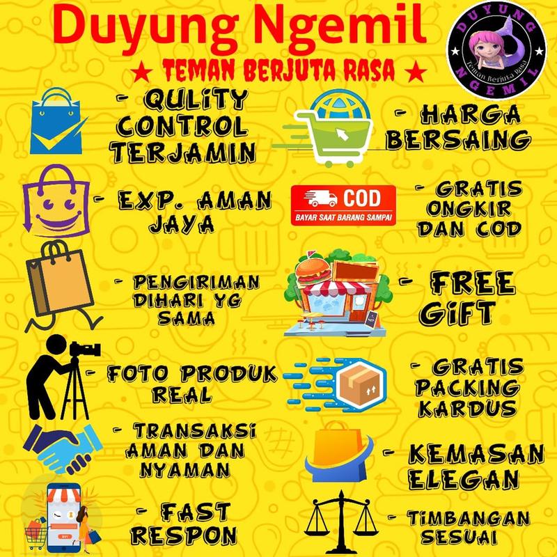 Stik Talas Original 250g / Talas Stik Cemilan Asli Bogor | Duyung Ngemil - jajanan jadul Jajanan sehat cemilan murah 1