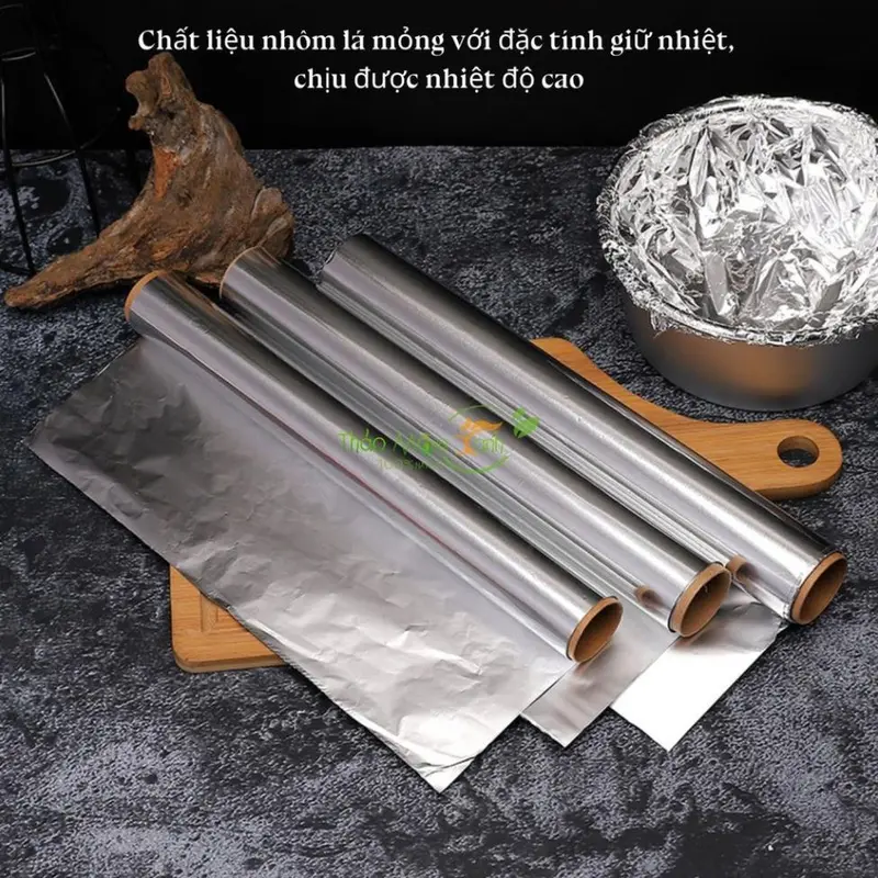 Giấy Bạc Nướng Thức Ăn, Màng Nhôm Nướng Thịt, Bảo Quản Thực Phẩm, Cá BBQ 6