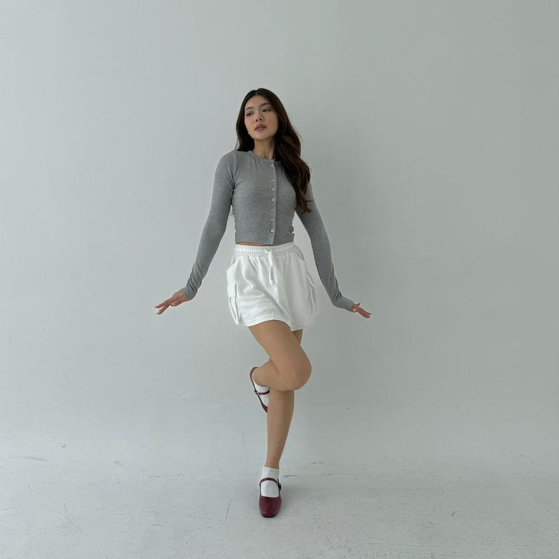 VIRGO TOP | Atasan Knit Wanita Korean Top Baju Knit Wanita Lengan Panjang Basic Long Sleeve 8