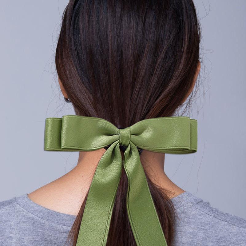 Product Introduction of Satin Hair Bow Clips Ribbon Bow Hair Barrettes French Hair Accessories for Women Girls 39