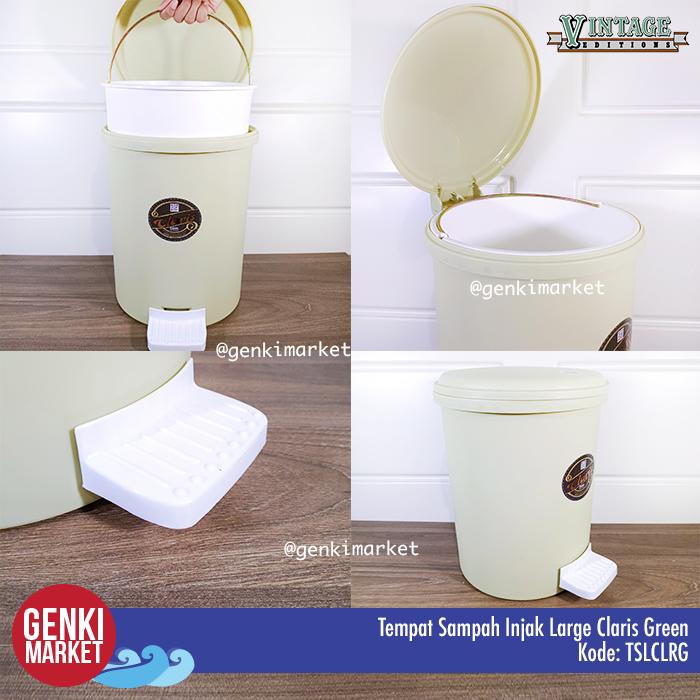 Tempat Sampah Injakan Tempat Sampah Plastik Large CLR Genki Market 1