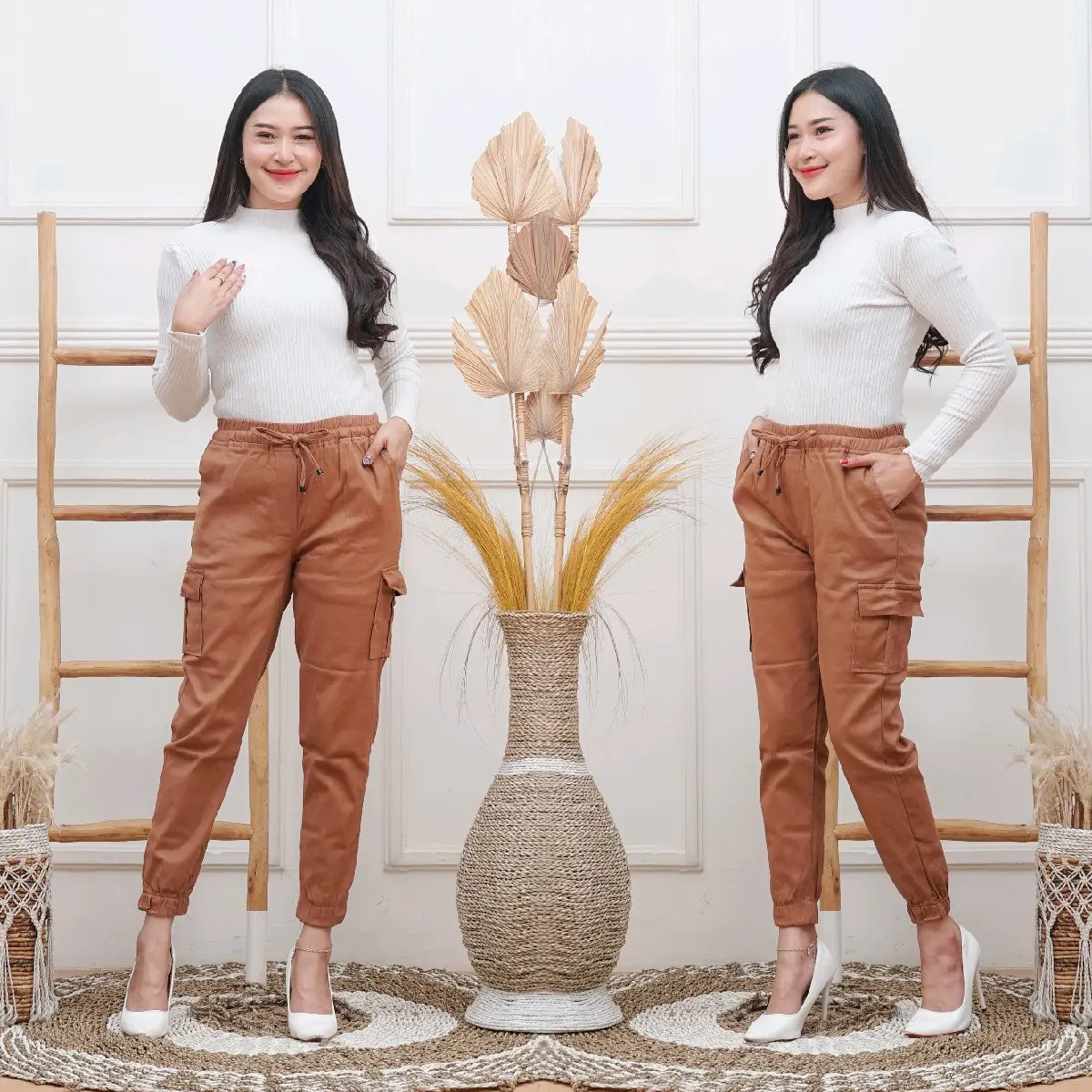 celana joger cewek bahan TWILL COMBAT