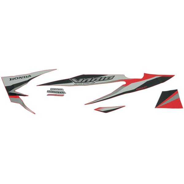 Gambar Sticker Body Set Kiri Merah Honda Vario 110 eSP 871X0K46N70ZBL dari Honda Cengkareng Kota Tangerang Tokopedia