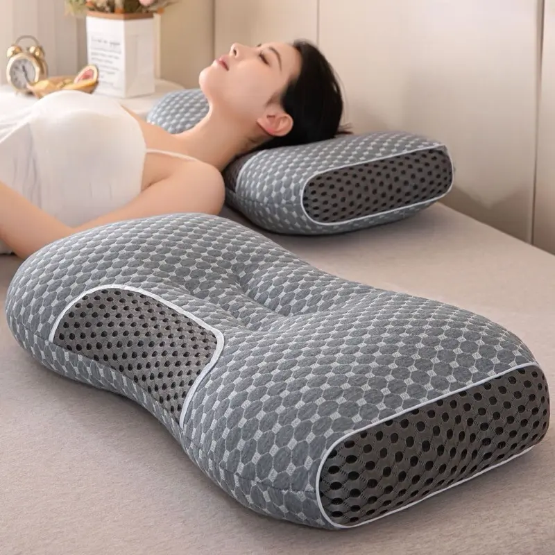 GỐI NGỦ CÔNG THÁI HỌC DỆT KIM, GỐI ÔM 1M1x30 DÀI CĂNG BÔNG TRẮNG
