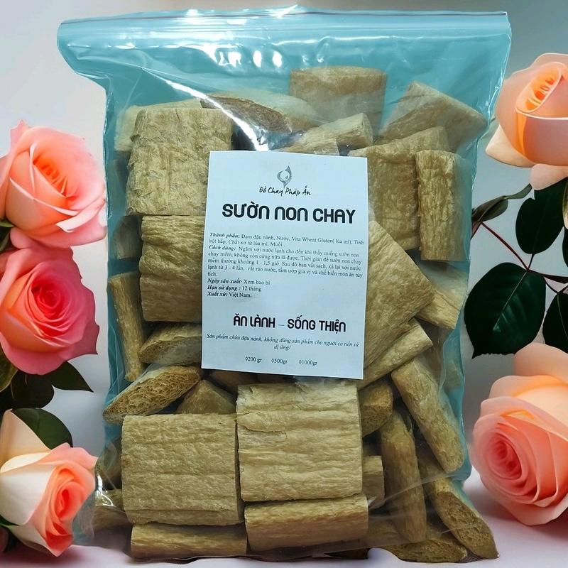 500gr sườn non chay giòn tiết kiệm cho quý vị ăn chay trường ăn theo nhật.